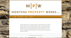 Desktop Screenshot of montanapropertyworks.com